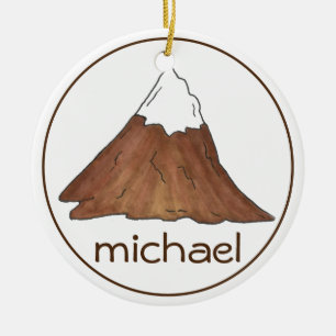 Bergsbergens högsta klättringsförstoring Camping M Julgransprydnad Keramik