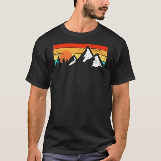 Bergsbergens vildmark Utforska T Shirt (Framsida)