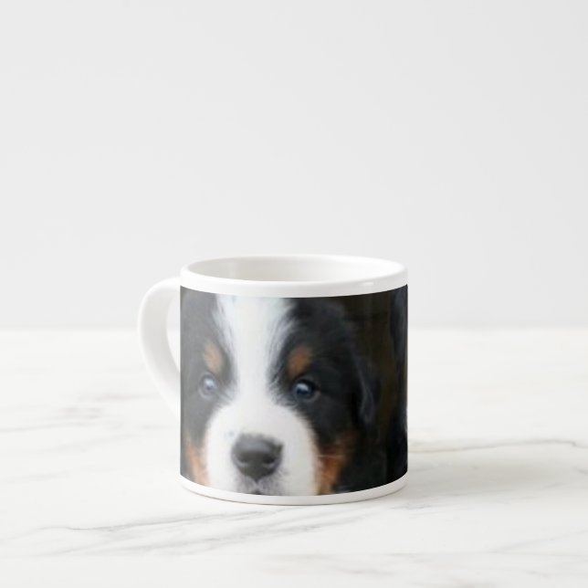 Bergsberget Bernese hundar Espressomugg (Framsida vänster)