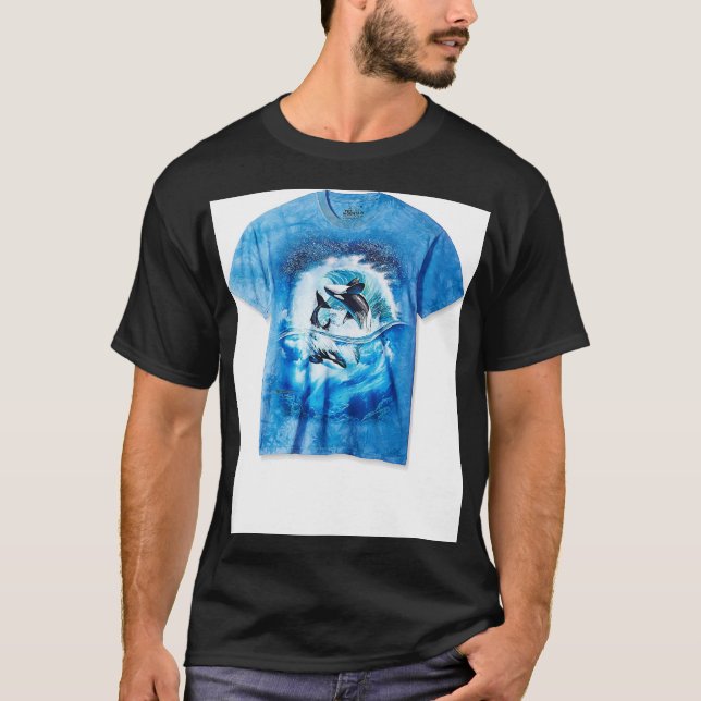 Bergsberget Manar Orca Wave T Shirt (Framsida)