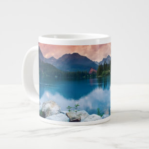 Bergsberget sjö i nationalparken High Tatra 2 Jumbo Mugg