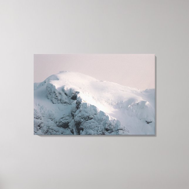 Bergsberget snö canvastryck (Framsida)