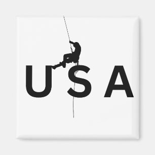 Bergsbestigning i USA Magnet