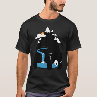 Bergsbjörnens vänner t shirt