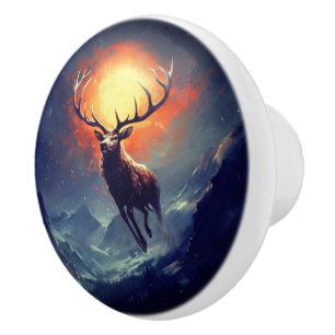Bergsbuck som härstammar från skottlossning knopp