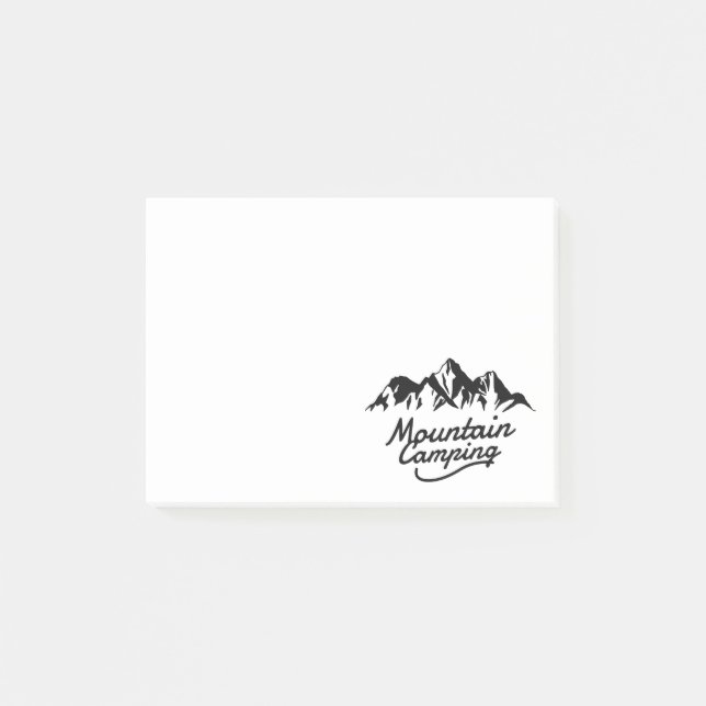 Bergscamping Post-it Block (Framsida)