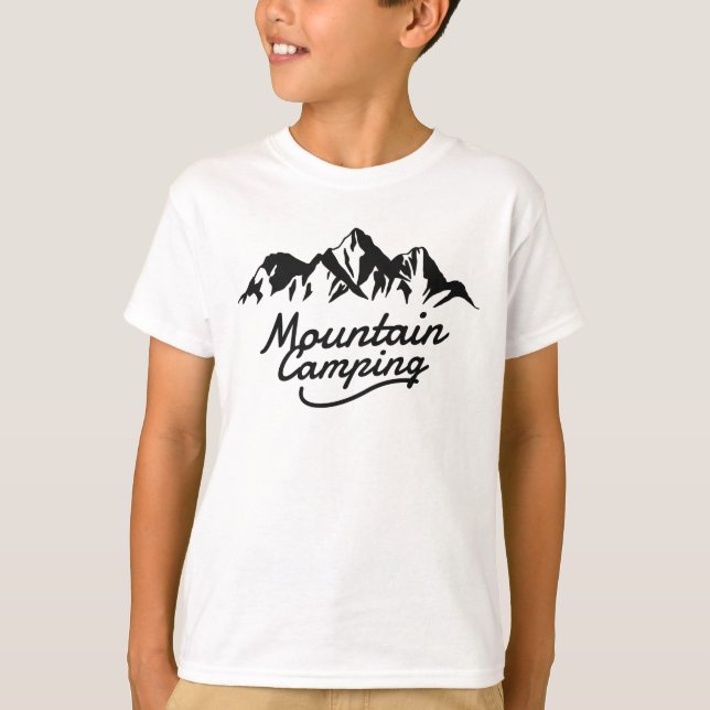 Bergscamping T Shirt (Framsida)