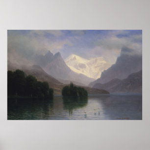 Bergscen 1880-90 Poster