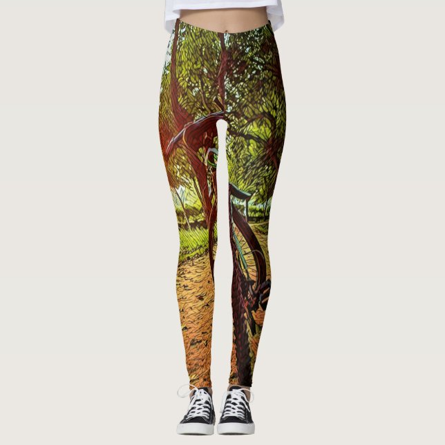 Bergscykelpresenter Leggings (Framsida)