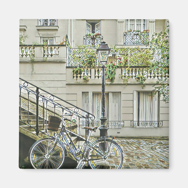 Bergscykler Magnet (Framsidan)