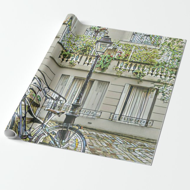 Bergscykler Presentpapper (Utrullad)