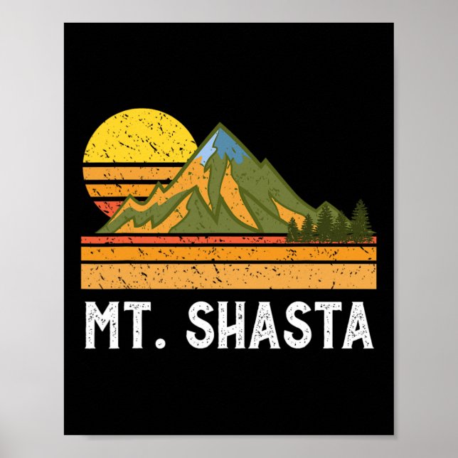 Bergsemesterpresent - Mt. Klättring Vandring Berg Poster (Framsidan)