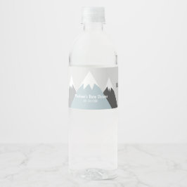 Bergsetikett, äventyr-vattenflaska vattenflaskor etikett