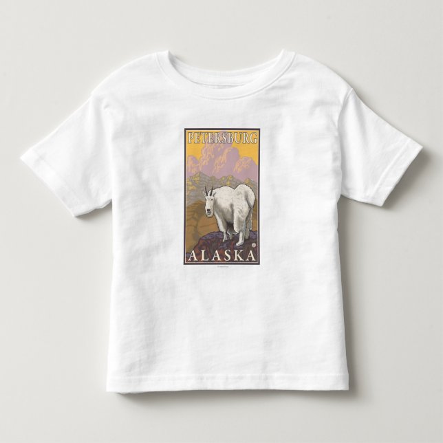 Bergsfår - Petersburg, Alaska Tee Shirt (Framsida)
