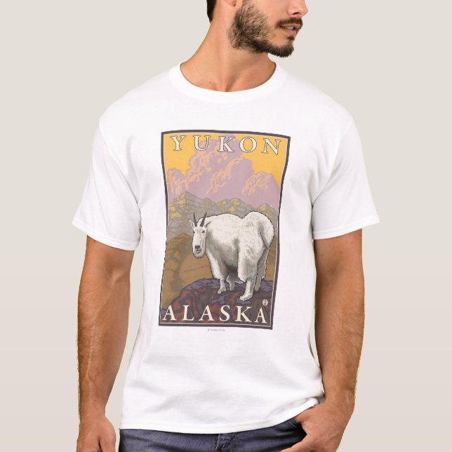 Bergsfår - Yukon, Alaska T-shirt (Framsida)