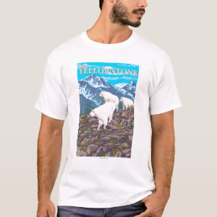 Bergsfårplats - västra Yellowstone, MT T Shirt