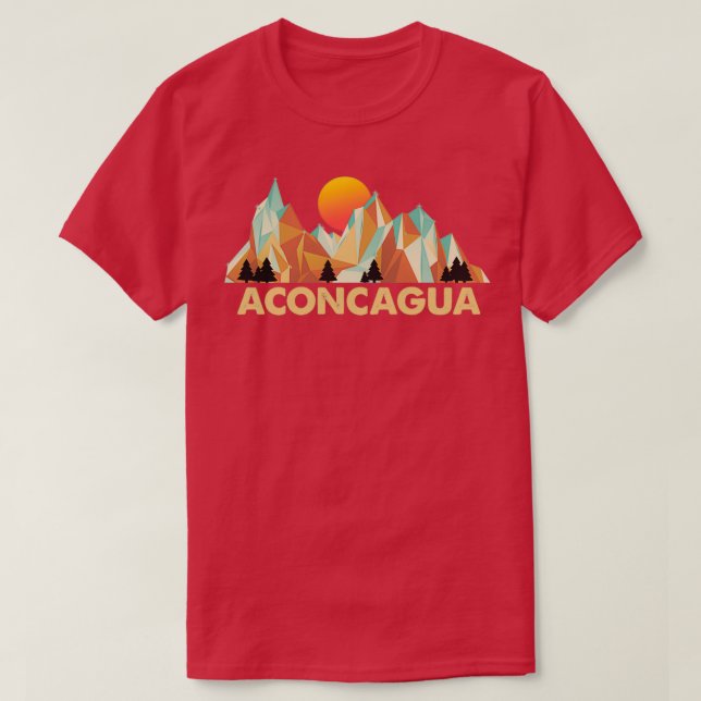 Bergsgåva från Aconcagua T Shirt (Design framsida)
