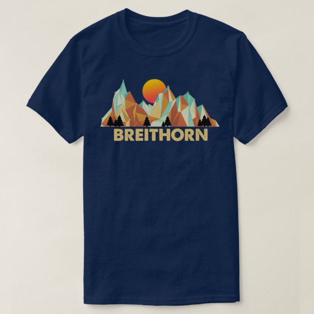 Bergsgåva från Breithorn T Shirt (Design framsida)