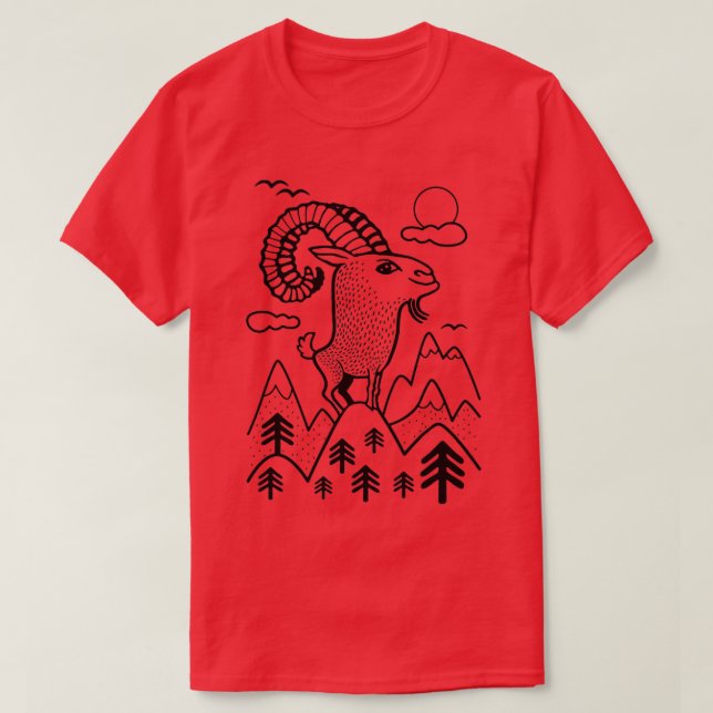 Bergsgett (3) t shirt (Design framsida)