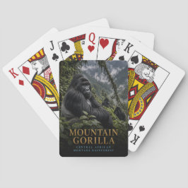 Bergsgorilla regnskog DJUR Poker Casinokort
