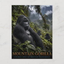 Bergsgorilla regnskog DJUR