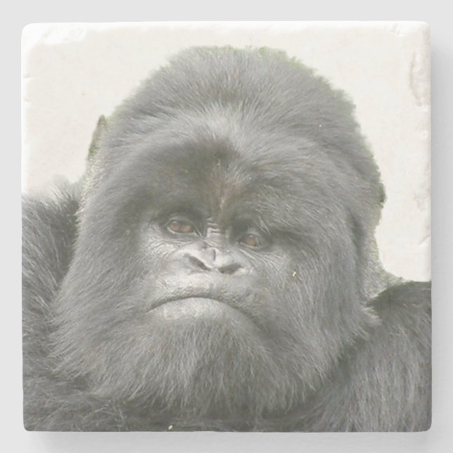 BergsGorilla Silverback Stone Underlägg (Framsidan)