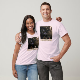 BergsGorilla Wildlife-utrotningshotade arter Shirt T-shirt