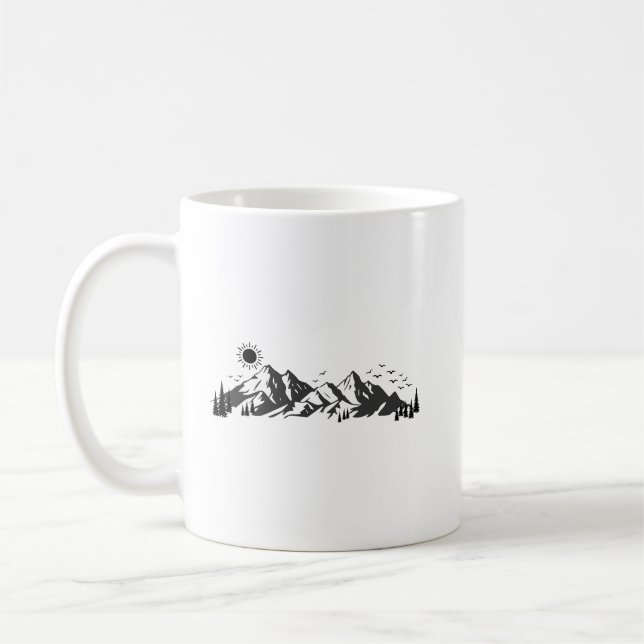 Bergsgrafik  kaffemugg (Vänster)