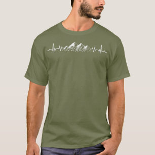 Bergshjärtslagen design som döljer gift Hiker T Shirt