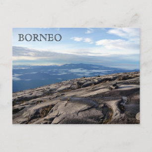Bergshöjder i borneo vykort