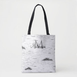 Bergshusc Aspen Bark Träd Tote Bag Tygkasse