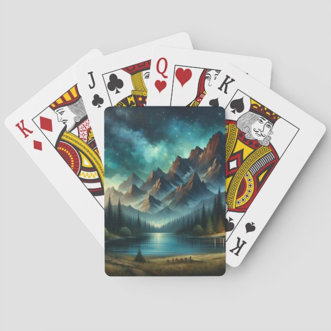 Bergshuset Sjö under stjärnorna Casinokort (Baksidan)