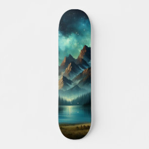 Bergshuset Sjö under stjärnorna Mini Skateboard Bräda 18,5 Cm