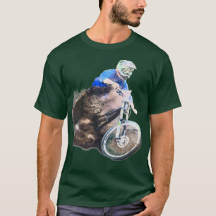 Bergsike Down Backe Racer Lera stänk T Shirt