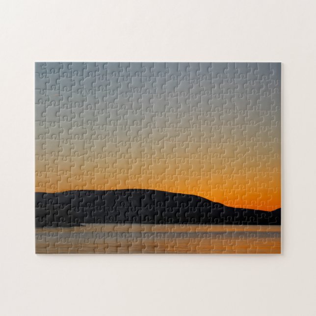 BergSilhouette Pussel (Horisontell)