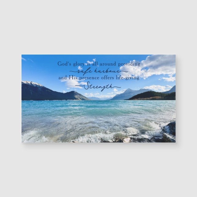Bergsjös Fotografi Inspirerande Citat Magnet (Framsida)