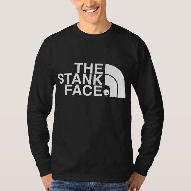 Bergskägget Bke Stank Ansikte T Shirt (Framsida)