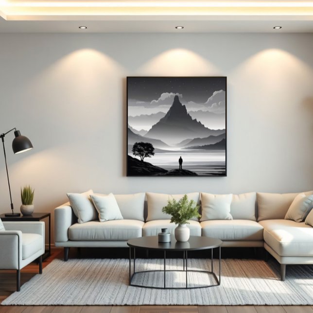 Bergskallelsen Canvastryck (Skapare uppladdad)