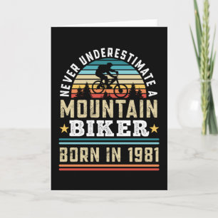 Bergskapets Biker, född 1981, 40:e födelsedagsgåva Kort