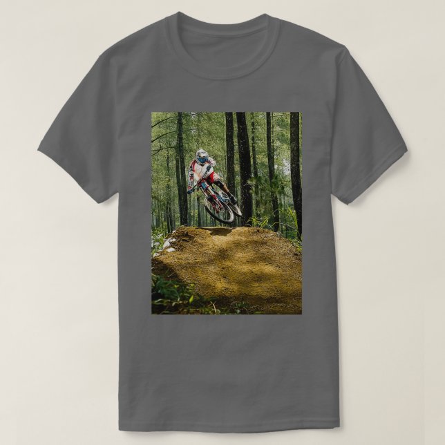 Bergskapets Biker över jump T Shirt (Design framsida)