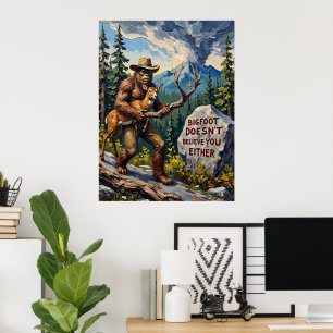 Bergskapets skeptik: Bigfoot's View Poster