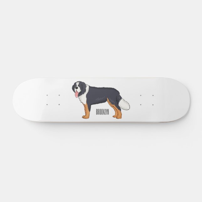 Bergskapets tecknad i Bernese Mini Skateboard Bräda 18,5 Cm (Horz)