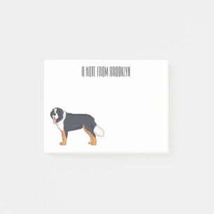 Bergskapets tecknad i Bernese Post-it Block