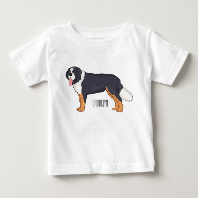 Bergskapets tecknad i Bernese T Shirt (Framsida)