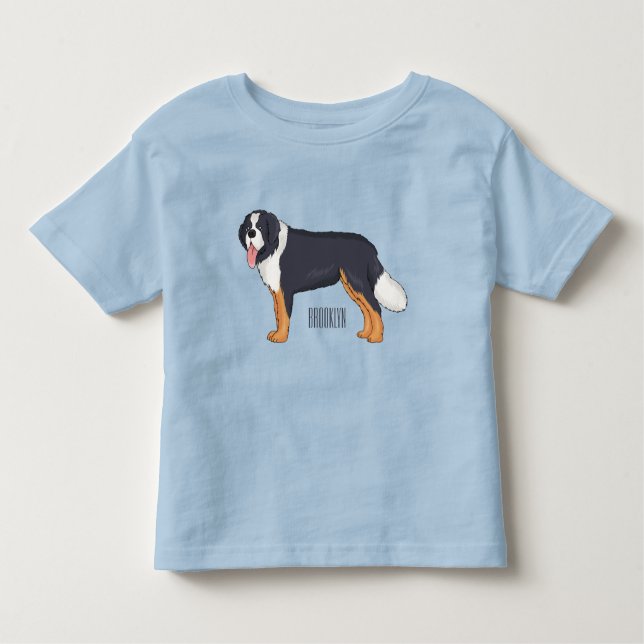 Bergskapets tecknad i Bernese T Shirt (Framsida)