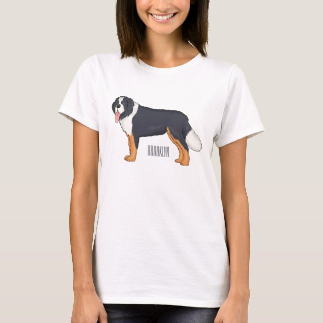 Bergskapets tecknad i Bernese T Shirt (Framsida)