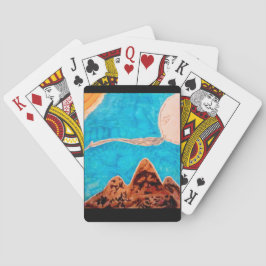 Bergskapets väderscen casinokort