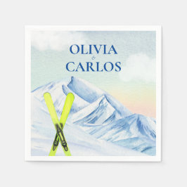 Bergskapsledet Bröllop Pappersservett