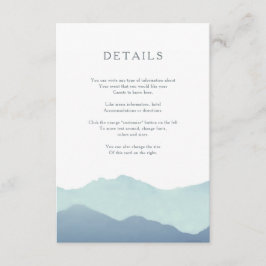 Bergskedja Infogad kort