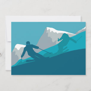 Bergskidåkning Sport Inbjudningar